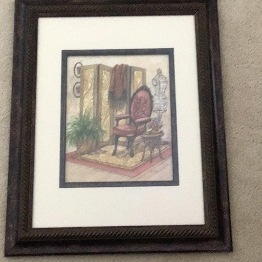 Framed Vintage Style Art Print